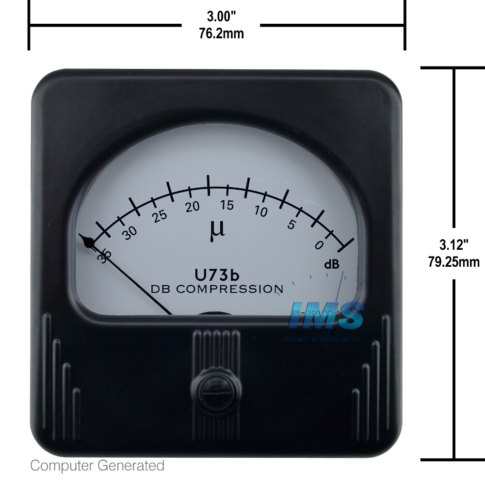 Simpson 27 200uADC SCL 35-0 dB Compression U73b 43262 Dimensions