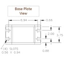 Model 200 Dimensions Bottom ITI