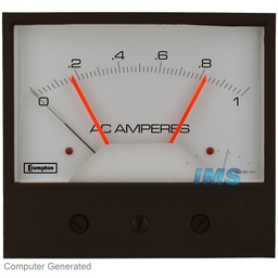 12G412 Analog Panel Meter,AC Voltage,0-500 AC V